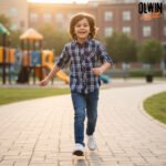 Olwin Kidz Boys' Classic Blue Plaid Long-Sleeve Shirt & Everyday Denim Outfit