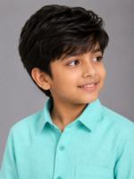 Boys' Aqua Mint Casual Long-Sleeve Button-Up Shirt - Image 4