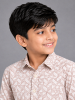 Boys' Modern Geometric Print Casual Shirt - Image 2