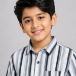Boys' Multi-Stripe Smart Casual Button-Down Shirt | Grey & White