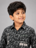 Boys' Premium Patterned Graphic Casual Shirt - Image 2
