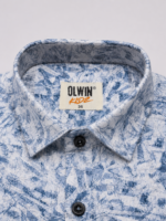 Boys' Cool Blue Abstract Print Casual Shirt - Image 3