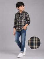 Boys' Classic Plaid Long-Sleeve Button-Down Shirt - Image 4