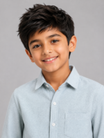 Boys' Sky Blue Textured Casual Long Sleeve Shirt - Image 2
