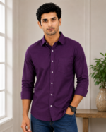 Royal Purple Men's Signature Button-Down Shirt - Image 4