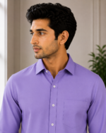 Premium Lavender Men's Formal Dress Shirt