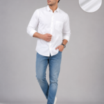 Essential Men's Crisp White Everyday Formal Shirt